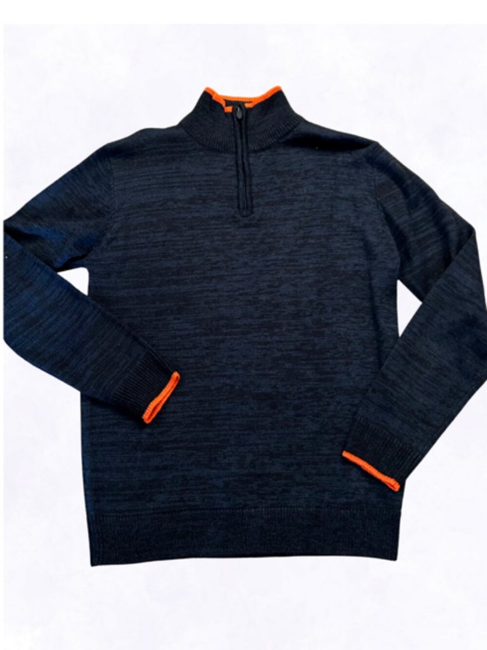 Amongst Others Navy Blue Men's Mockneck Sweater
